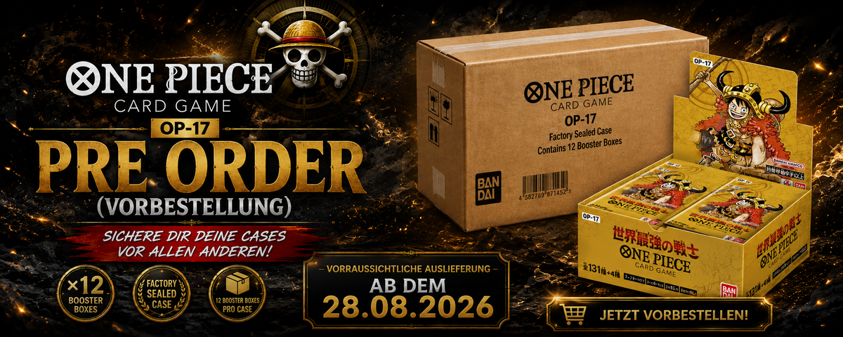 One Piece OP-17 Pre-Order Case (12x) EN, 12 Displays - jetzt vorbestellen bei GrandLineTCG