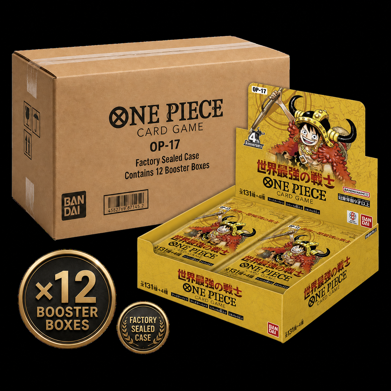 One Piece OP17 The World's Strongest Warriors - Case(12x)[EN] PREORDER Vorbestellung