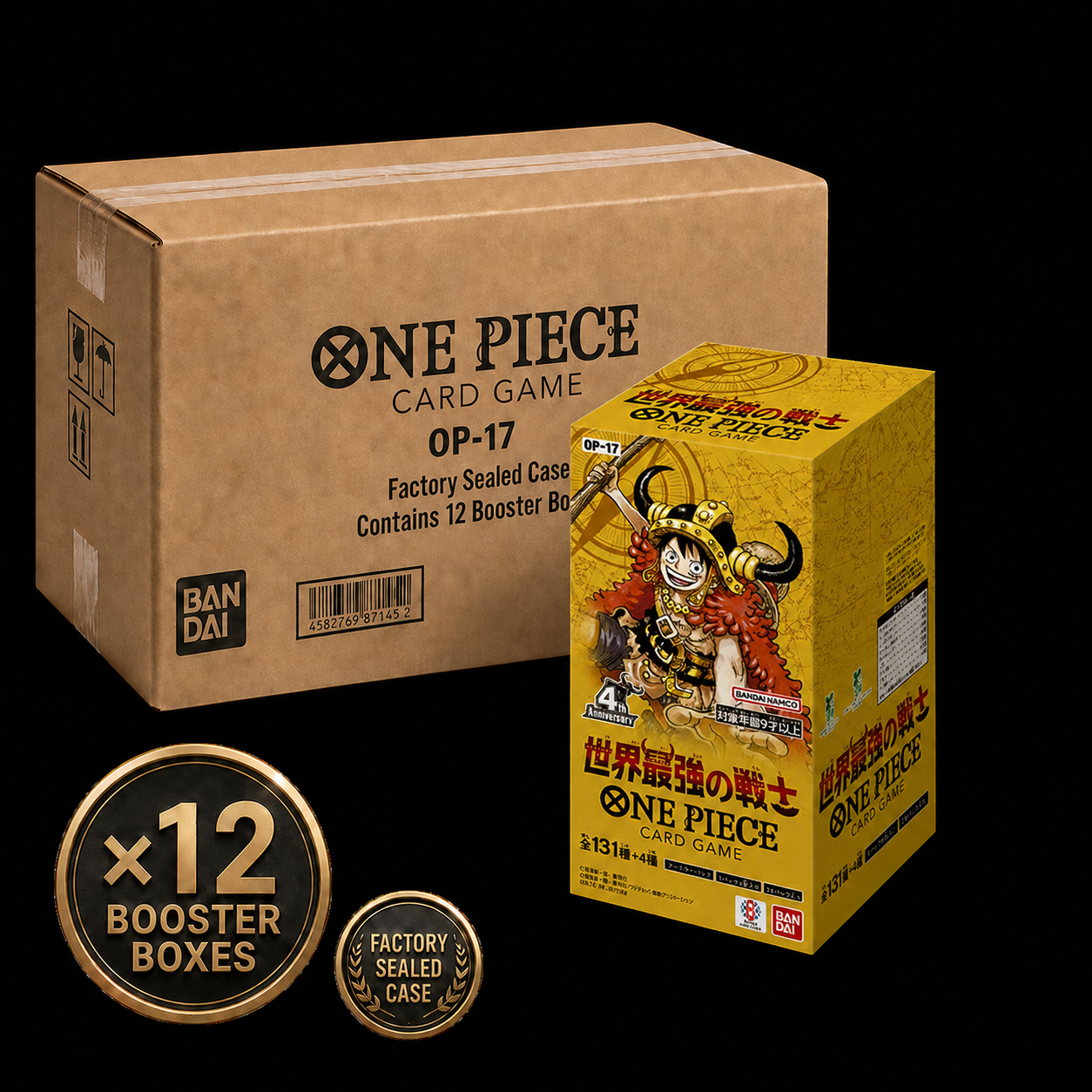 One Piece OP17 The World's Strongest Warriors - Case(12x)[JP] PREORDER Vorbestellung
