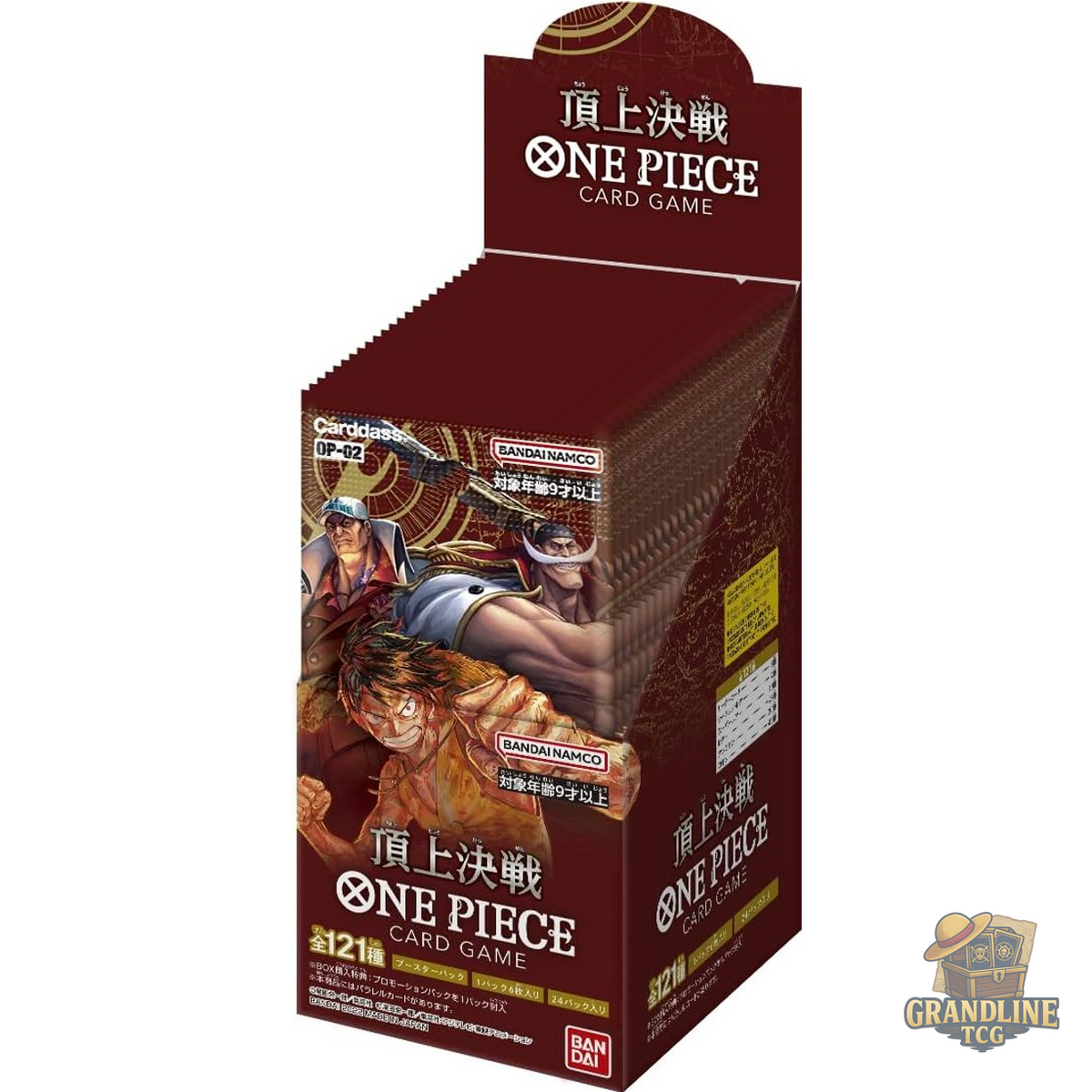 One Piece OP02 Paramount War Display JP - GrandLineTCG