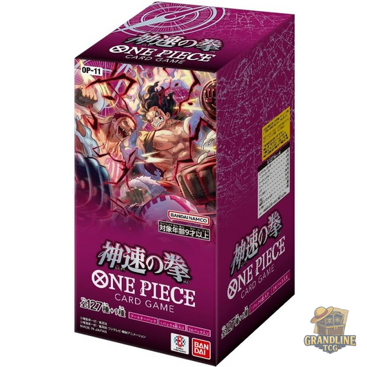 One Piece OP11 A Fist of Divine Speed Display JP - GrandLineTCG