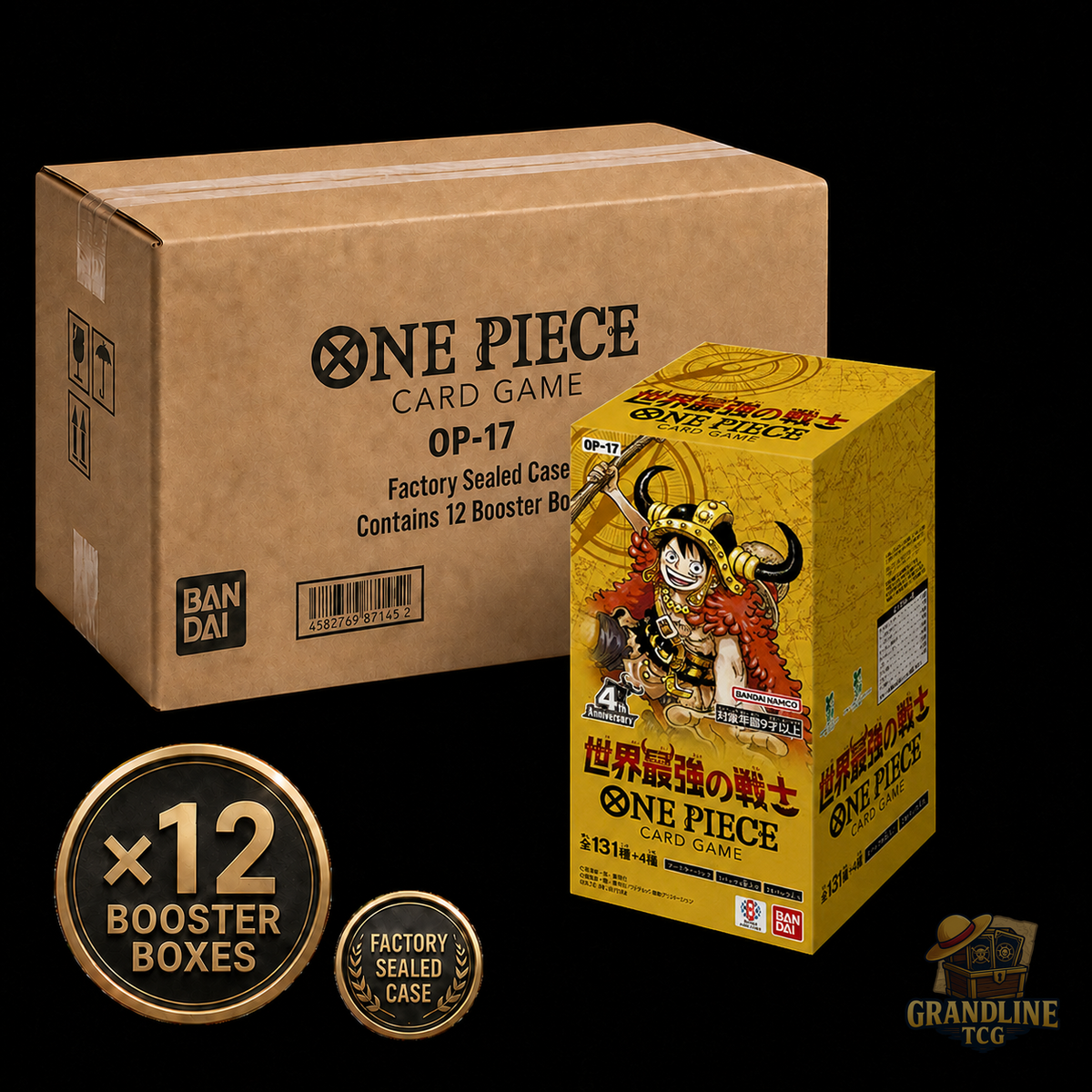 One Piece OP17 The World's Strongest Warriors - Case(12x)[JP] PREORDER Vorbestellung - GrandLineTCG